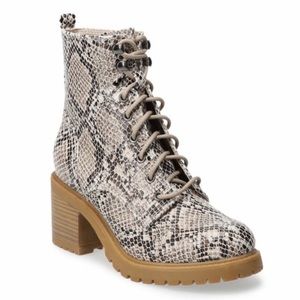 Sonoma Spotted Women's Snake High Heel Ankle Boots